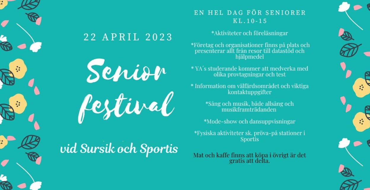 Kom med påjubileumsårets nyhet!Lö 22.4 kl.10-15vid Sursik och Sportis
